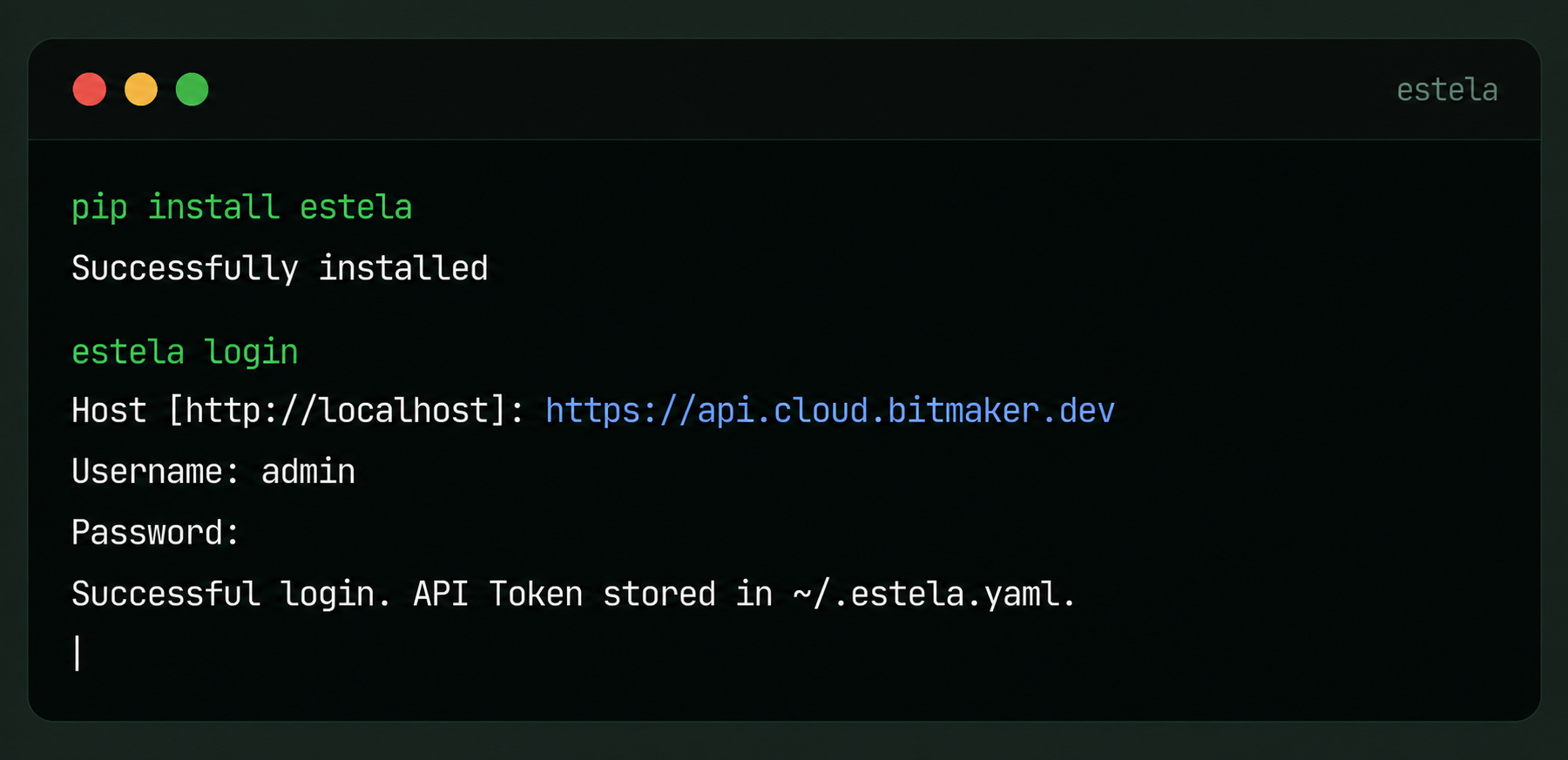 Install the CLI & log in