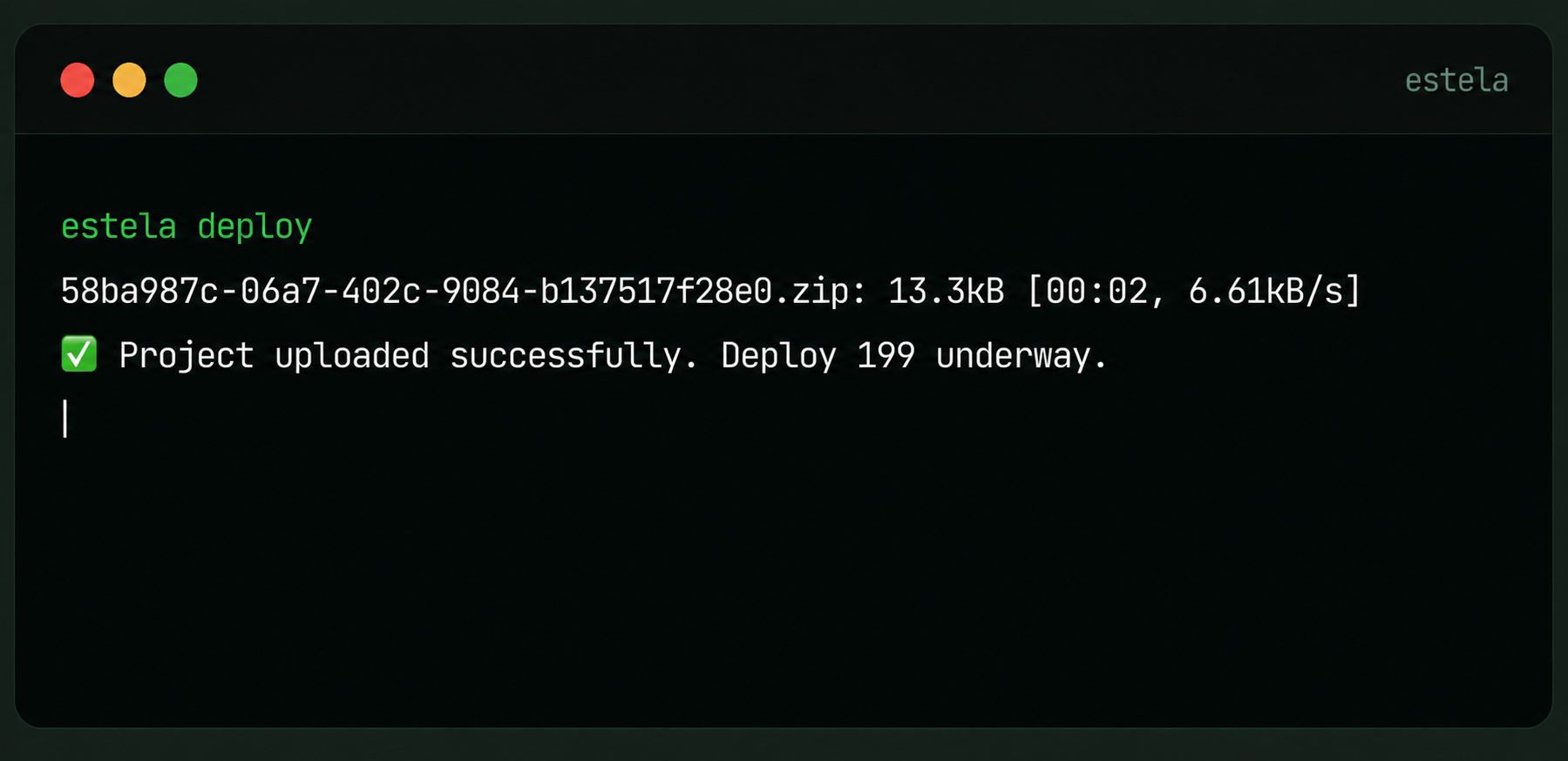 Deploy your scraper