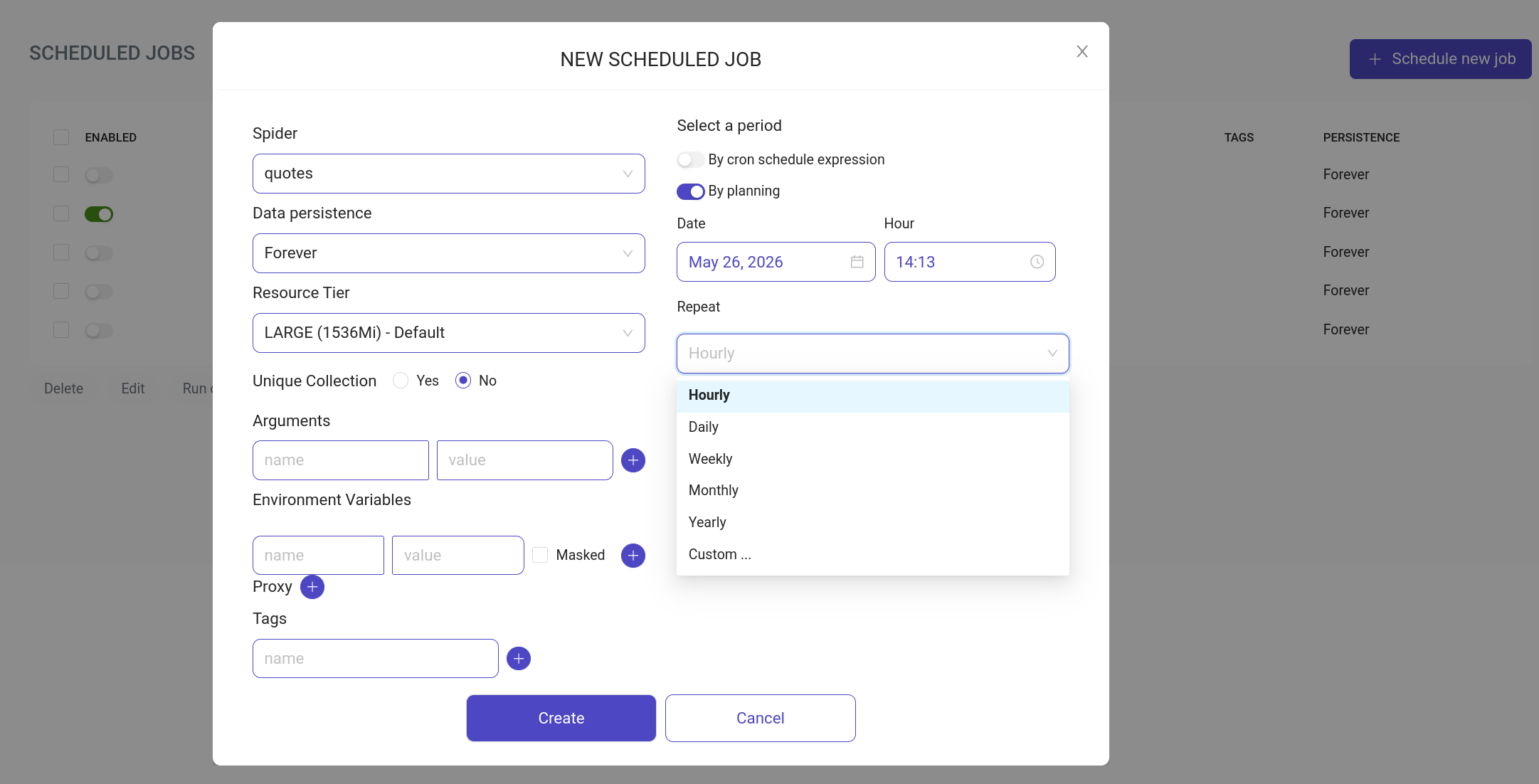 Schedule & automate