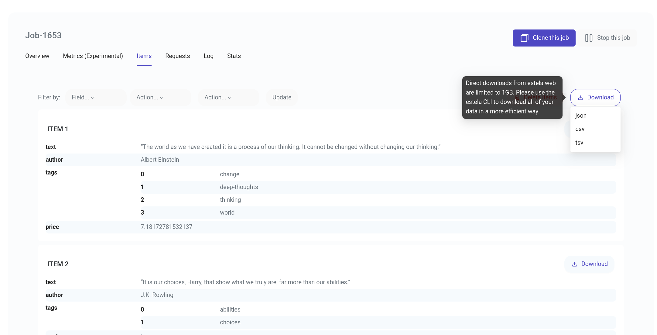 From raw data to ready-to-use results